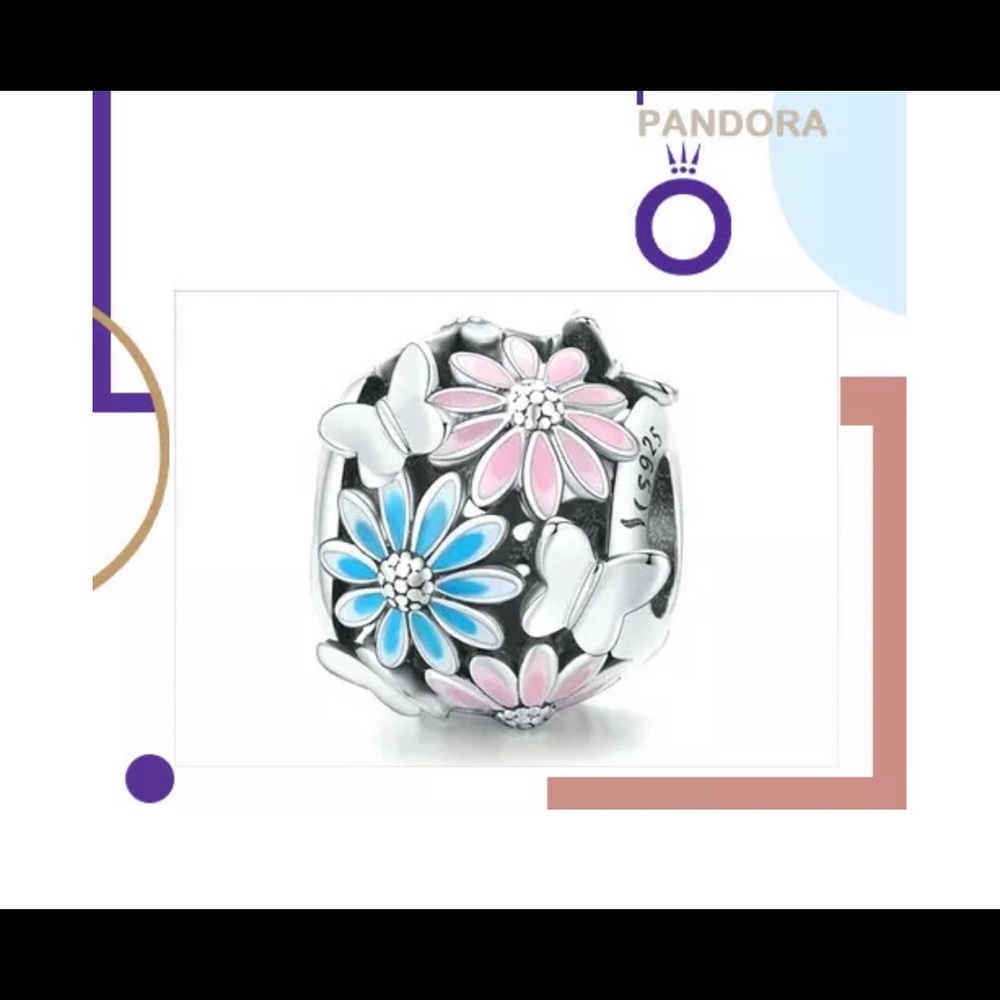 PANDORA Chrysanthemum Bead Charm